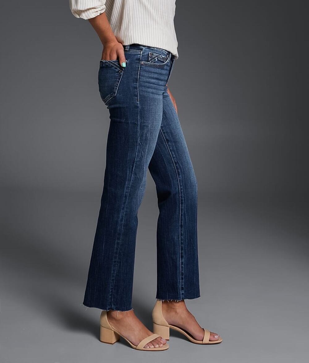 Buckle Black Ellicott 3 Fit No.53 Cropped Straight Stretch Jean Mid Rise 31x28
